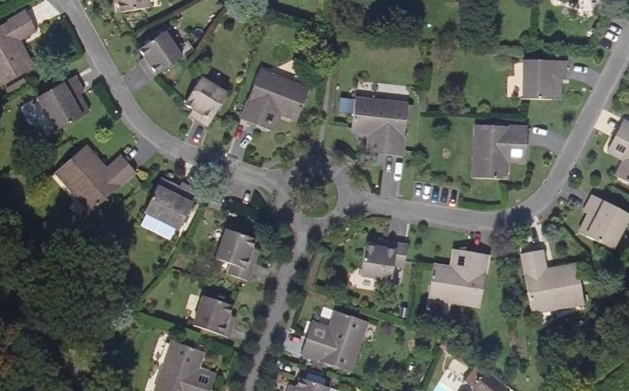 Vue aérienne du Rue des Aubépines
