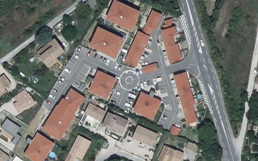Vue aérienne du Mini-giratoire n°7124418708