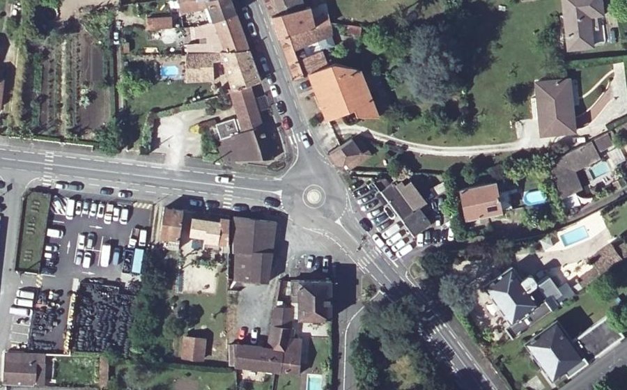 Vue aérienne du Mini-giratoire n°7148713813