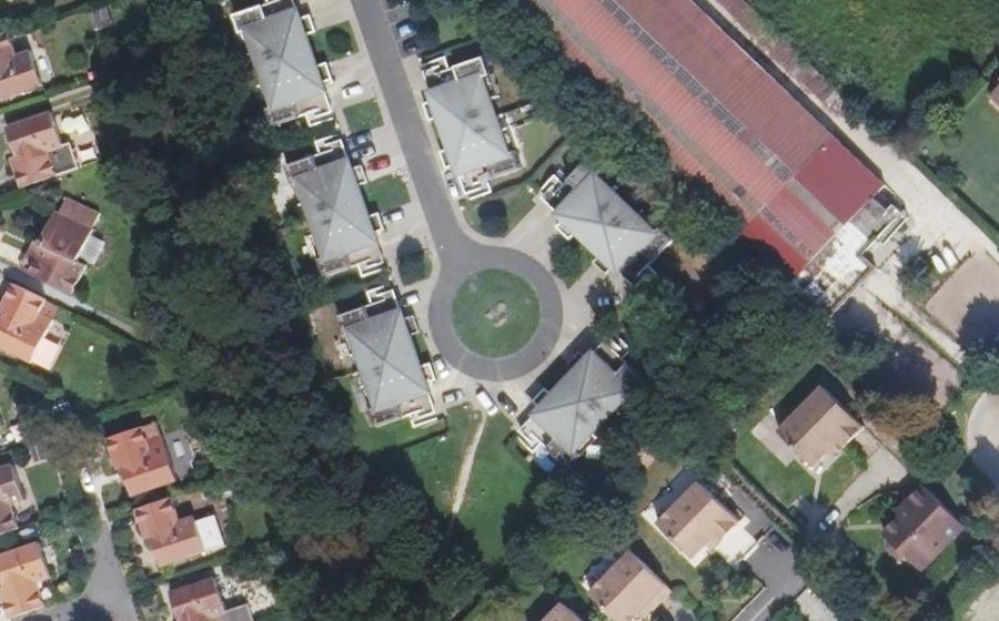 Vue aérienne du Allée du Bois