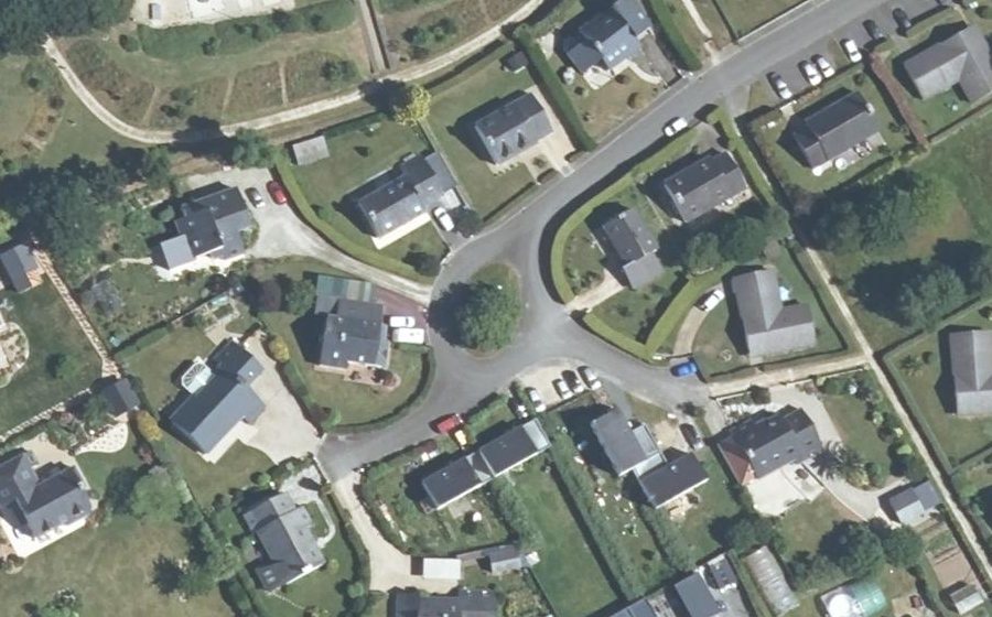 Vue aérienne du Lotissement Kergaradeg