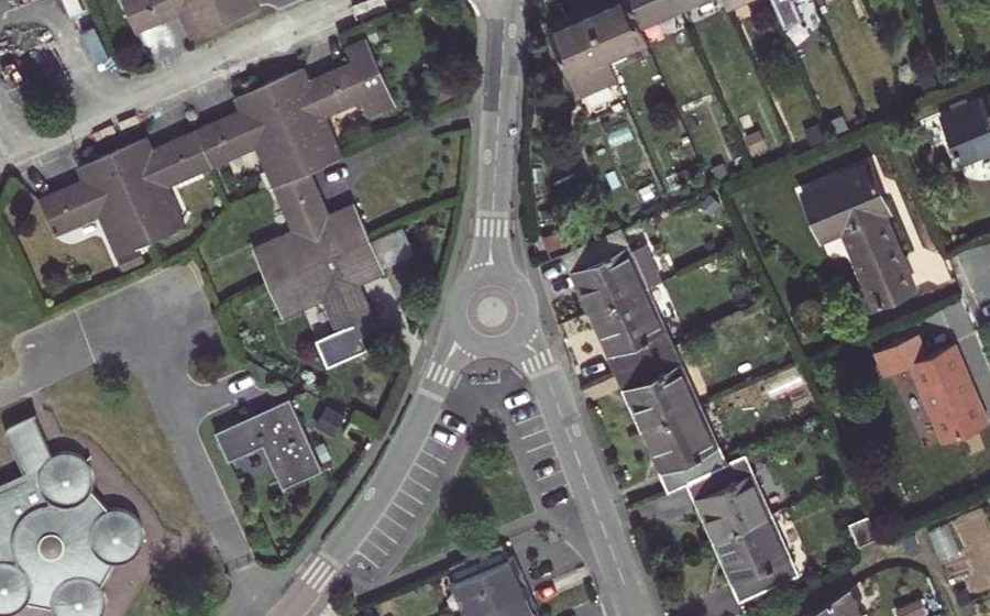 Vue aérienne du Avenue Ramponneau