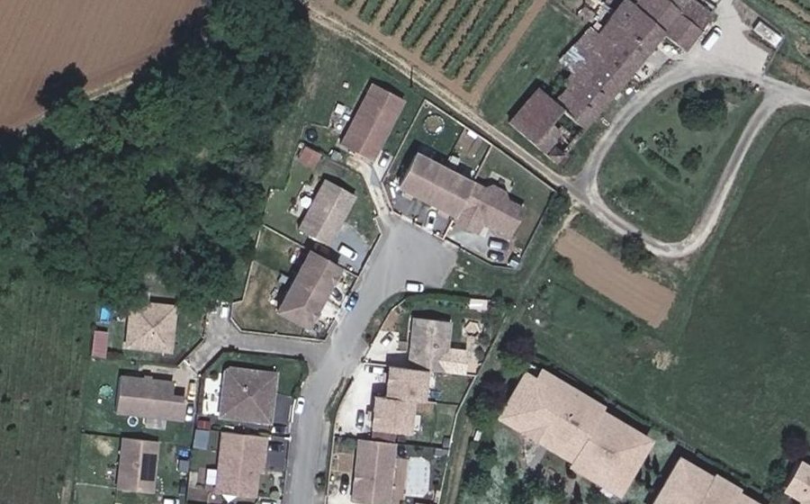 Vue aérienne du Mini-giratoire n°7258342310