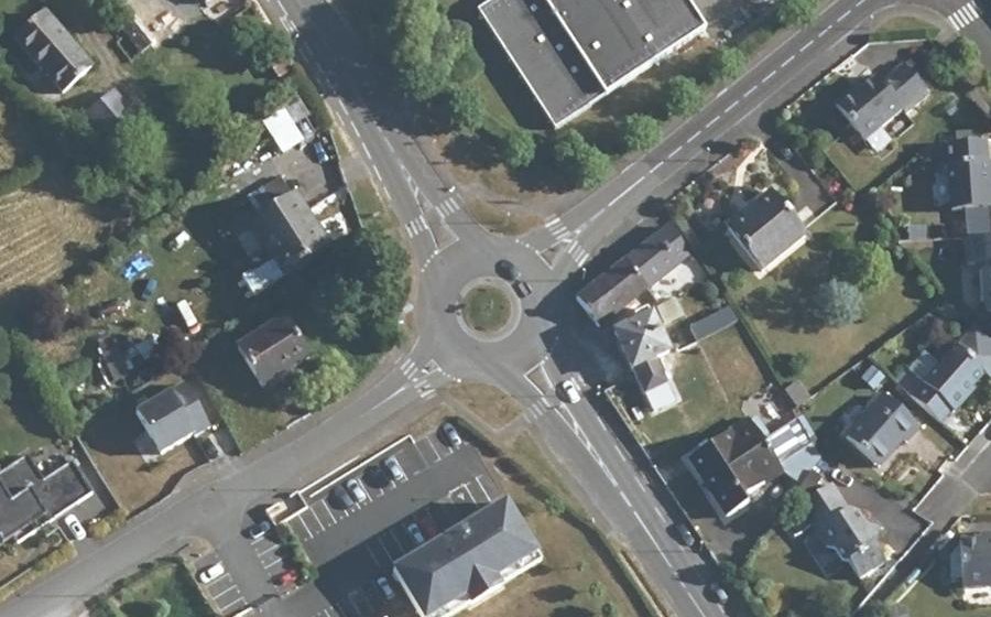 Vue aérienne du Rond-Point des Tuileries