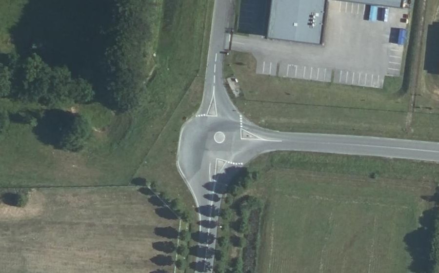 Vue aérienne du Mini-giratoire n°7297094831