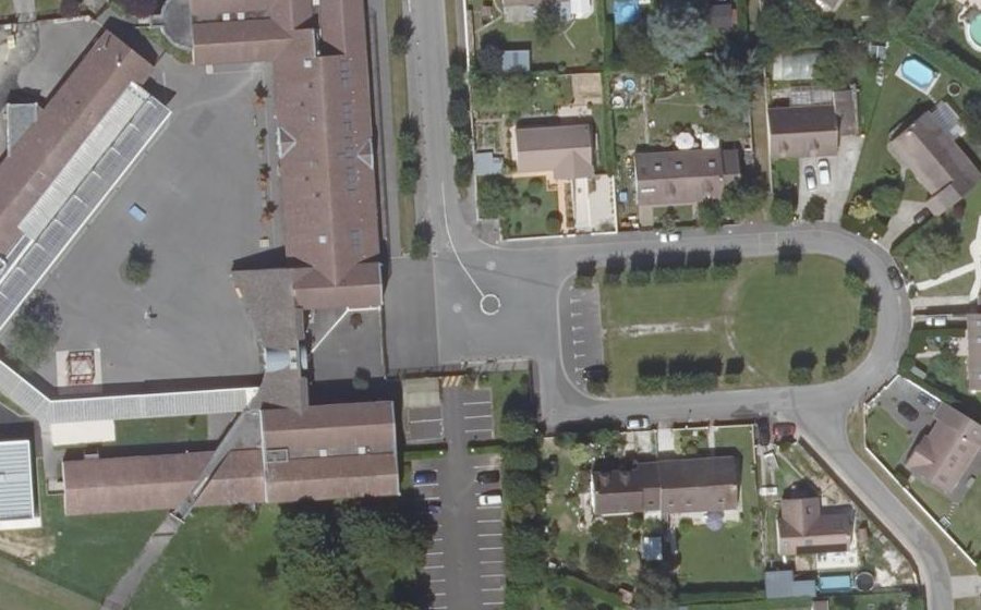 Vue aérienne du Mini-giratoire n°7301782986