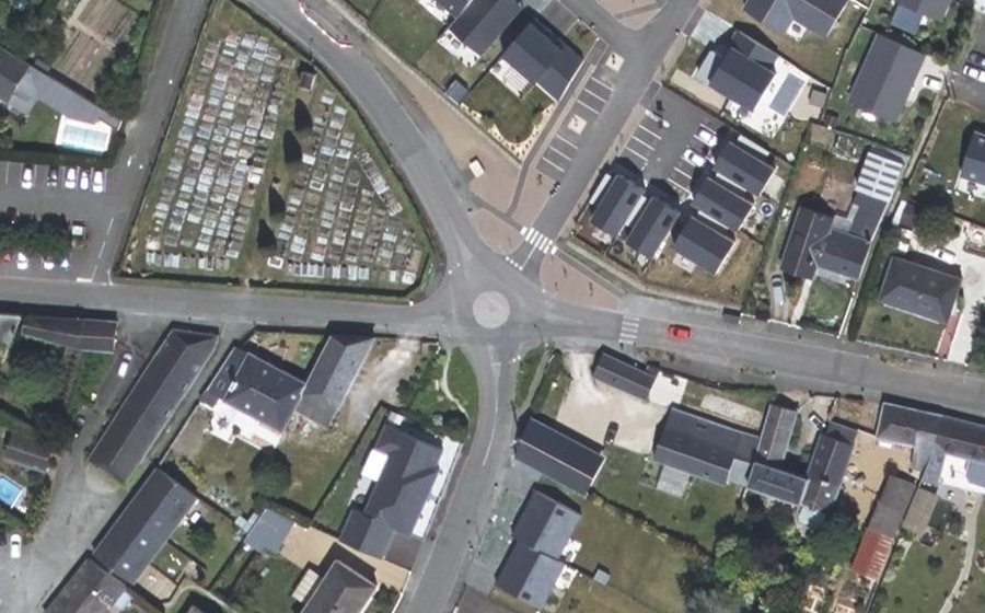 Vue aérienne du Mini-giratoire n°7321227426