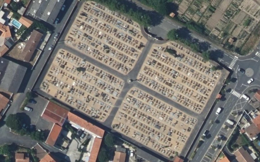 Vue aérienne du Mini-giratoire n°7444514164
