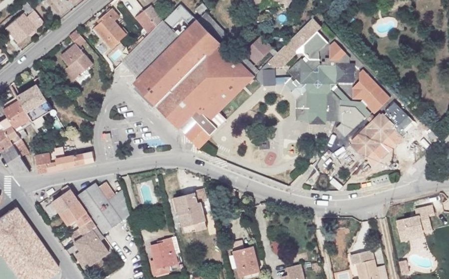 Vue aérienne du Mini-giratoire n°7640095596
