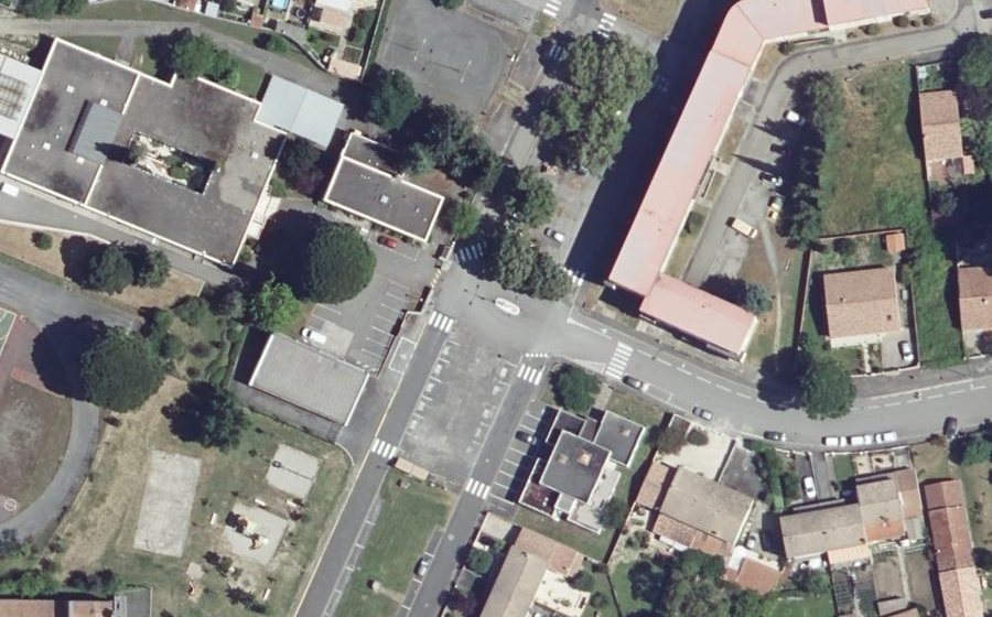 Vue aérienne du Mini-giratoire n°7794960993