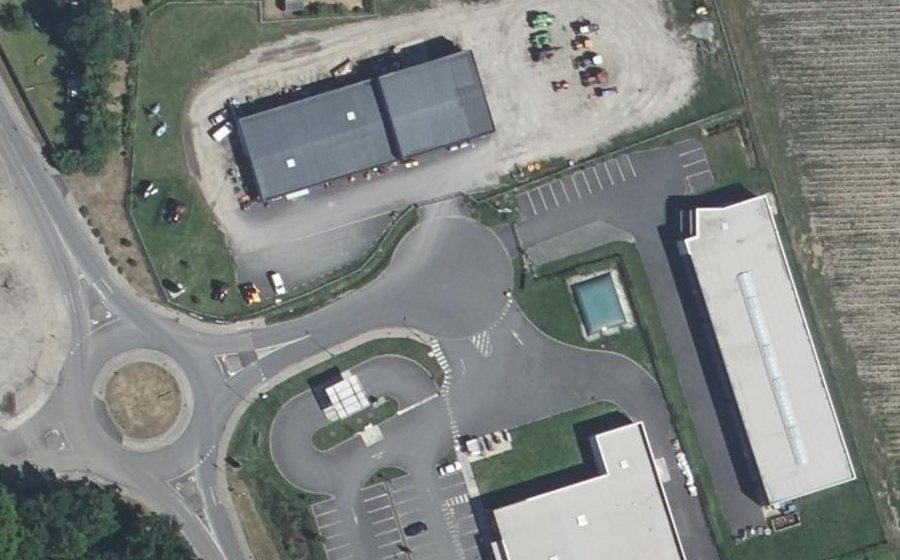 Vue aérienne du Mini-giratoire n°7804157232