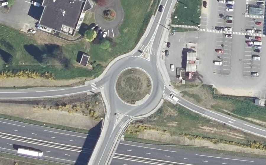 Vue aérienne du Route de Saint-Brieuc