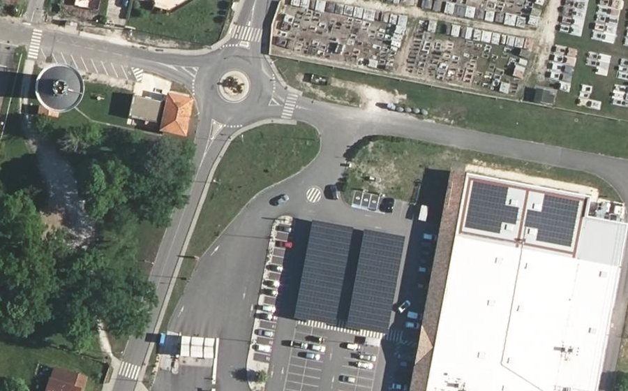 Vue aérienne du Mini-giratoire n°7839537751