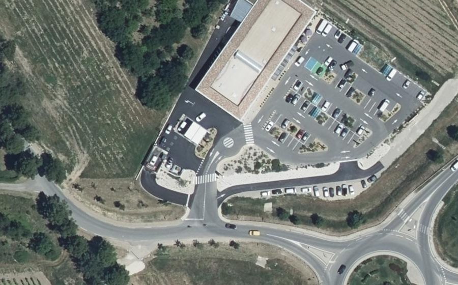 Vue aérienne du Mini-giratoire n°7848473052