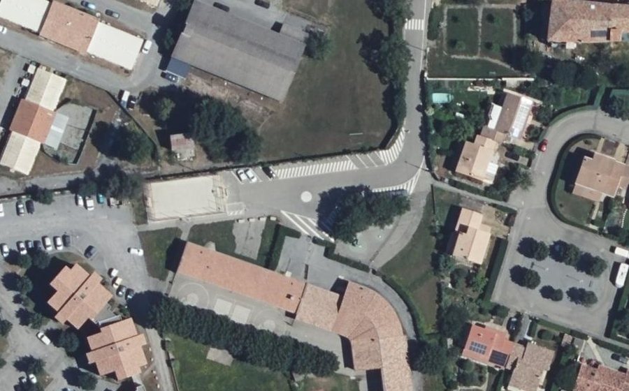 Vue aérienne du Mini-giratoire n°7858688800