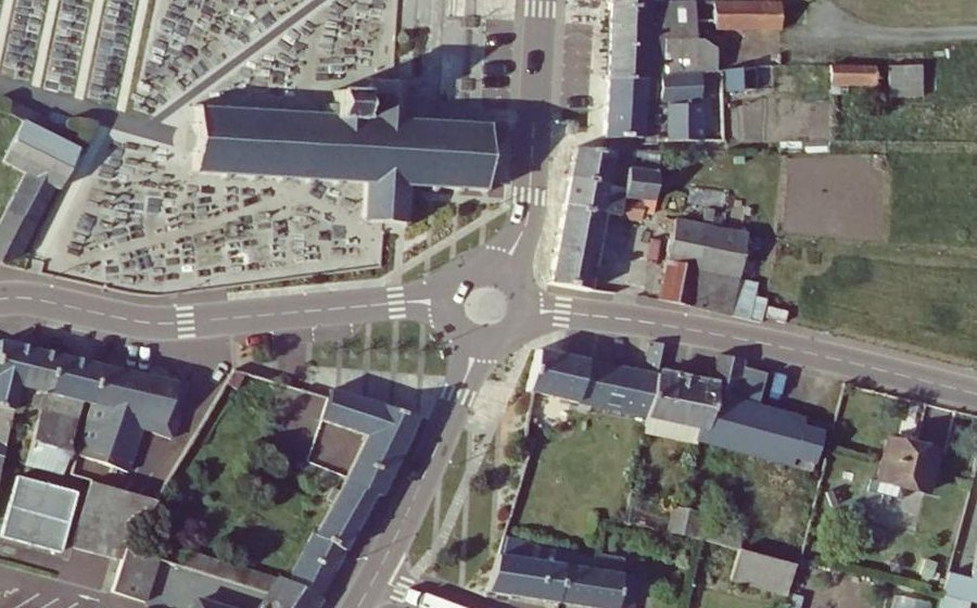 Vue aérienne du Mini-giratoire n°7899645368