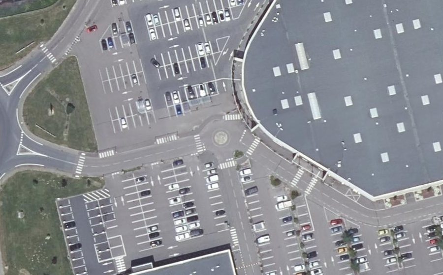 Vue aérienne du Mini-giratoire n°7931373248