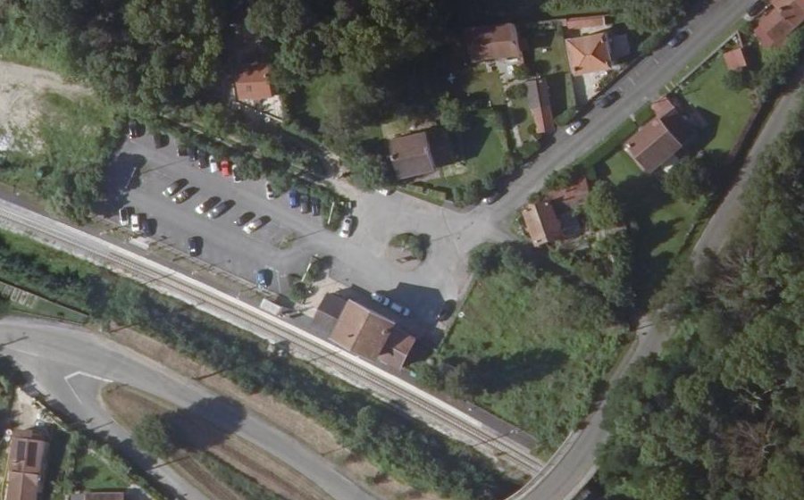 Vue aérienne du Place de la Gare