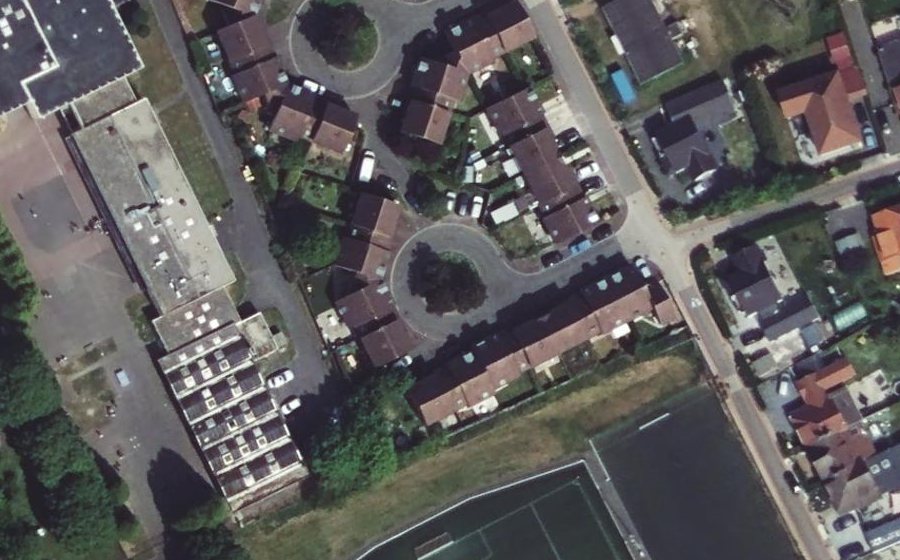 Vue aérienne du Rue Honoré de Balzac