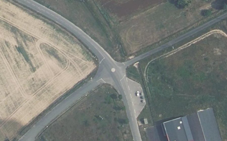 Vue aérienne du Mini-giratoire n°7987626285