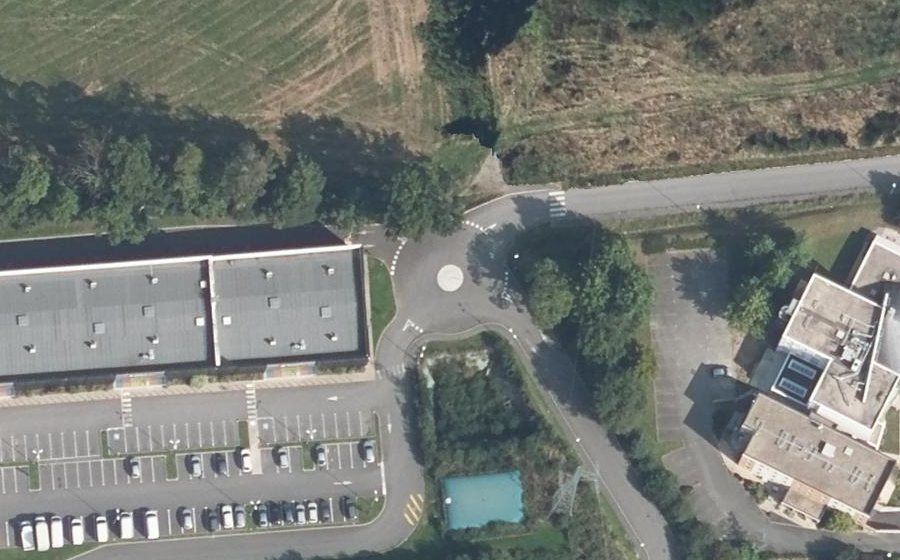 Vue aérienne du Mini-giratoire n°7999232366