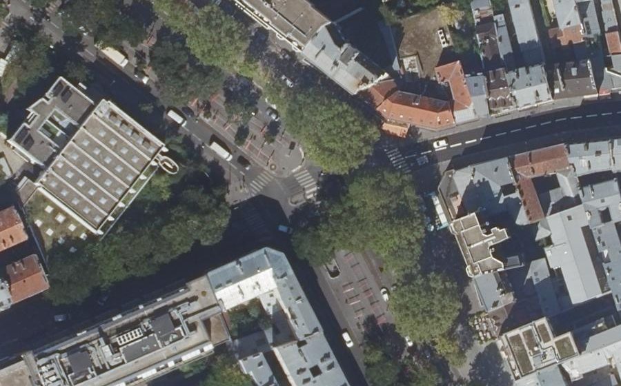 Vue aérienne du Rue de Charonne