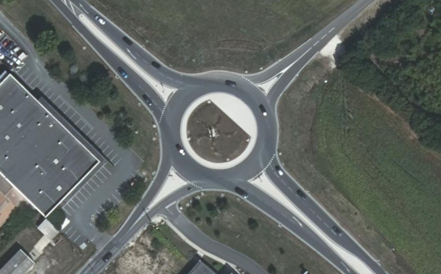 Vue aérienne du Route de Bourcefranc le Chapus