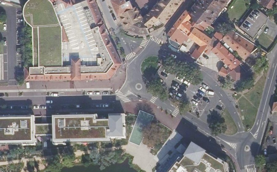 Vue aérienne du Mini-giratoire n°8234317462
