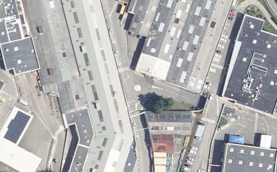 Vue aérienne du Mini-giratoire n°8298438168