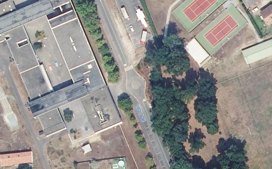 Vue aérienne du Mini-giratoire n°8302961408