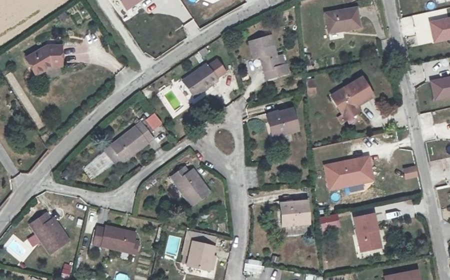 Vue aérienne du Mini-giratoire n°8327923876