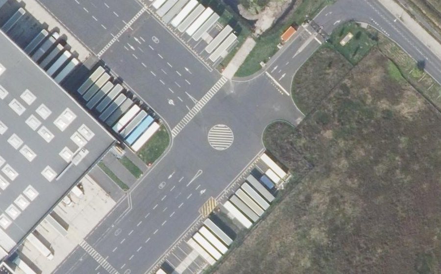 Vue aérienne du Mini-giratoire n°8461124350