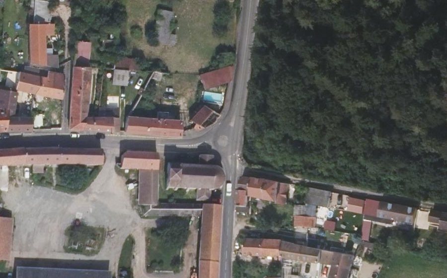 Vue aérienne du Mini-giratoire n°8543991766