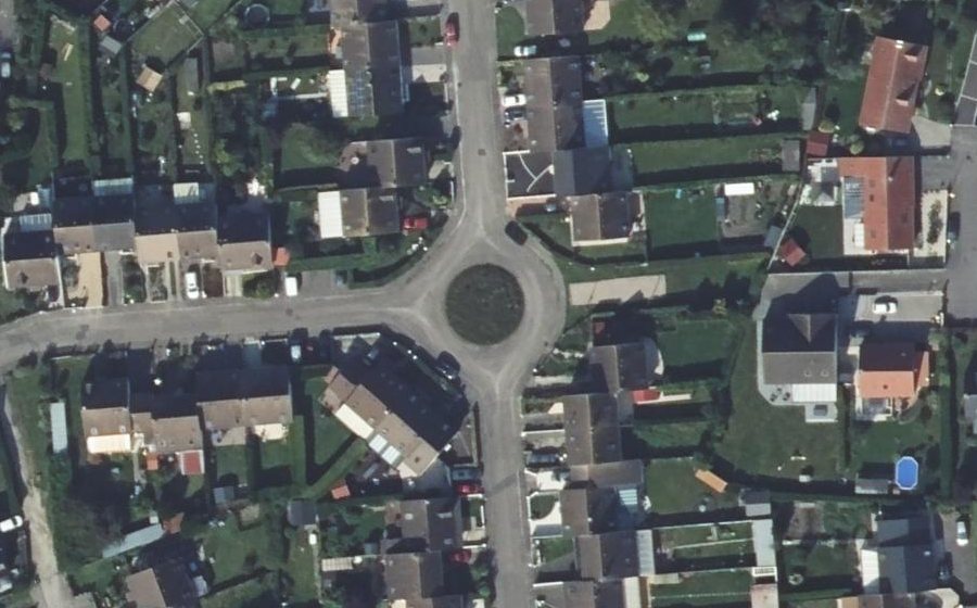 Vue aérienne du Rue des Peupliers