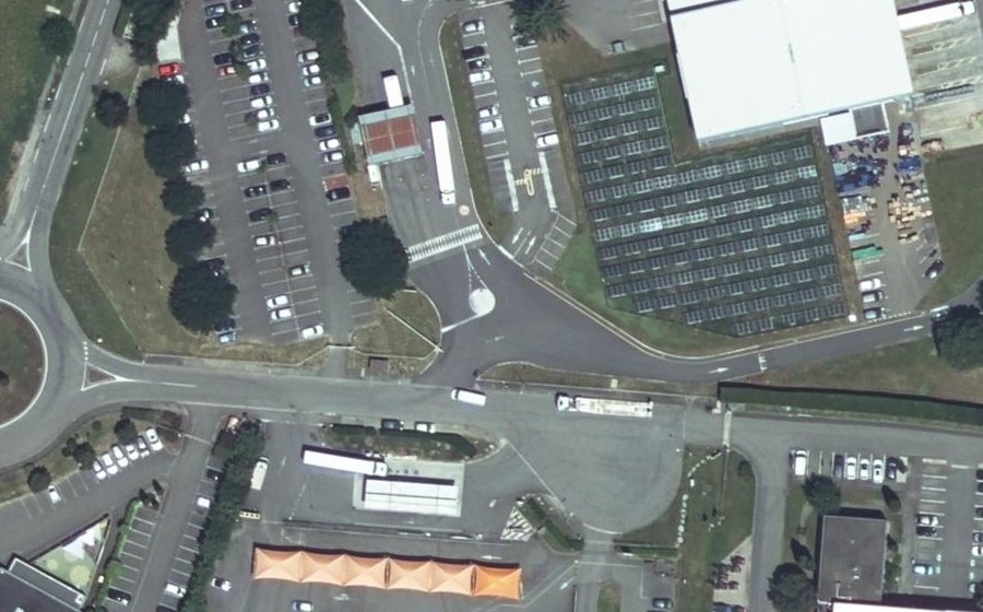 Vue aérienne du Mini-giratoire n°8603389982