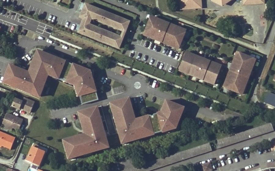 Vue aérienne du Mini-giratoire n°8629403893