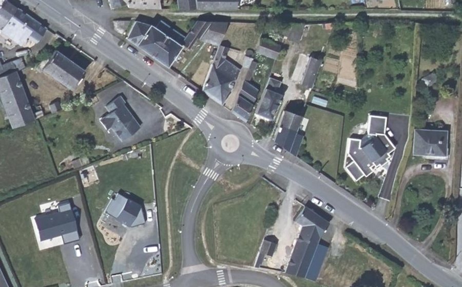 Vue aérienne du Mini-giratoire n°8686629721