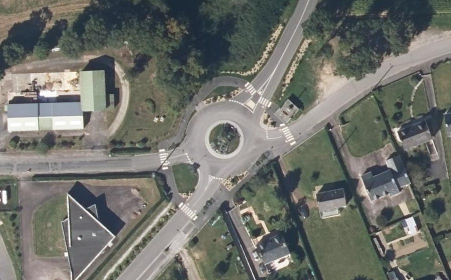 Vue aérienne du Rue Abbé de la Vallière