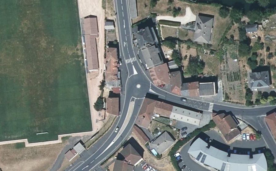 Vue aérienne du Mini-giratoire n°8707337369