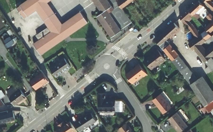 Vue aérienne du Mini-giratoire n°8714349949