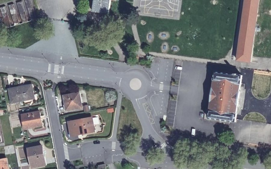 Vue aérienne du Mini-giratoire n°8721852162