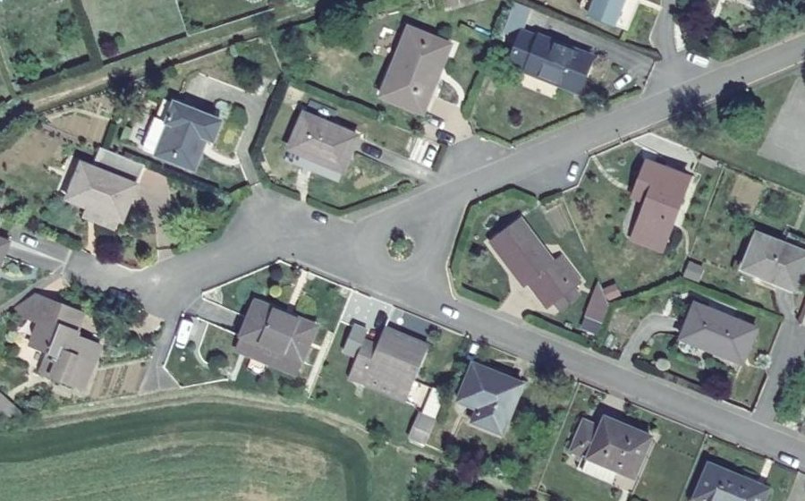Vue aérienne du Rue du Pâtural