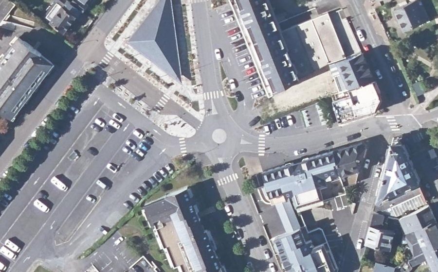Vue aérienne du Mini-giratoire n°8750439790
