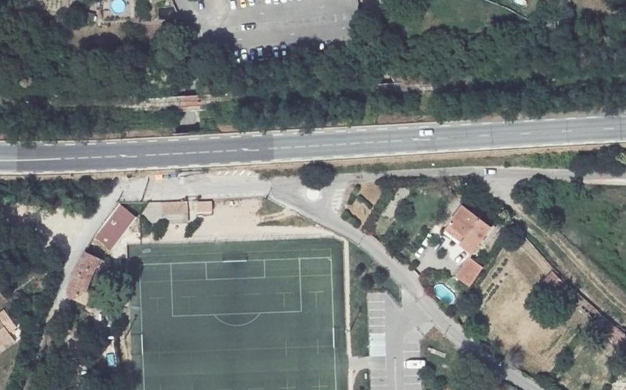 Vue aérienne du Mini-giratoire n°8765682432