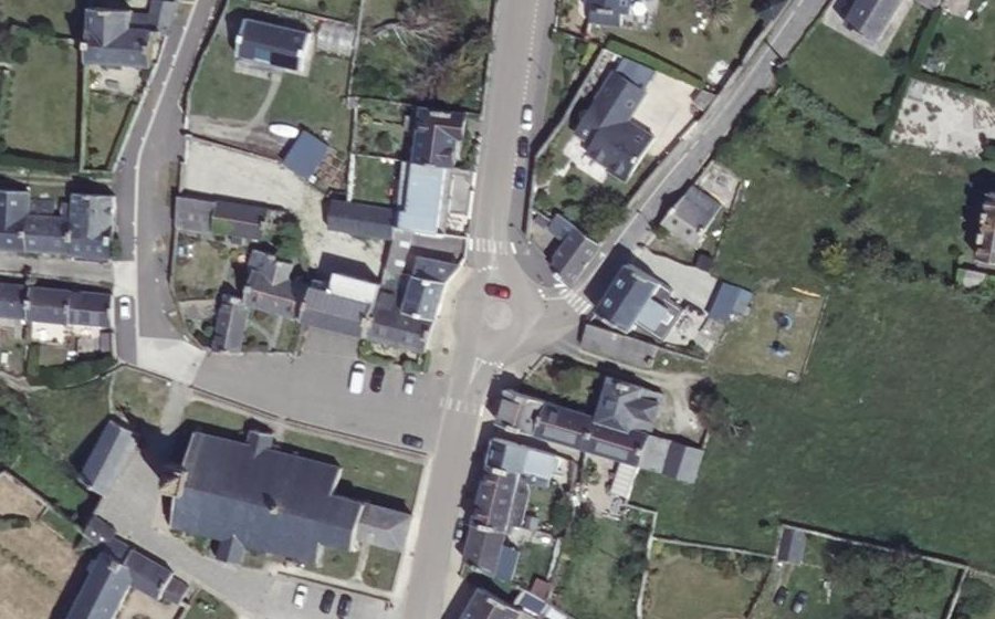 Vue aérienne du Rue de l'Europe