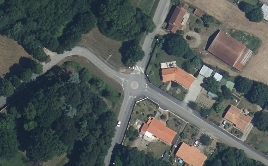 Vue aérienne du Rue de l'Abbé Ténèbre