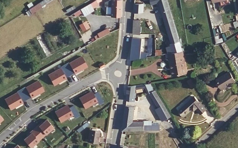 Vue aérienne du Mini-giratoire n°8814689802
