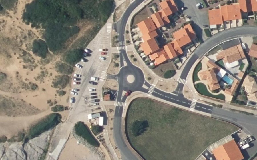 Vue aérienne du Rue de la Petite Sauzaie