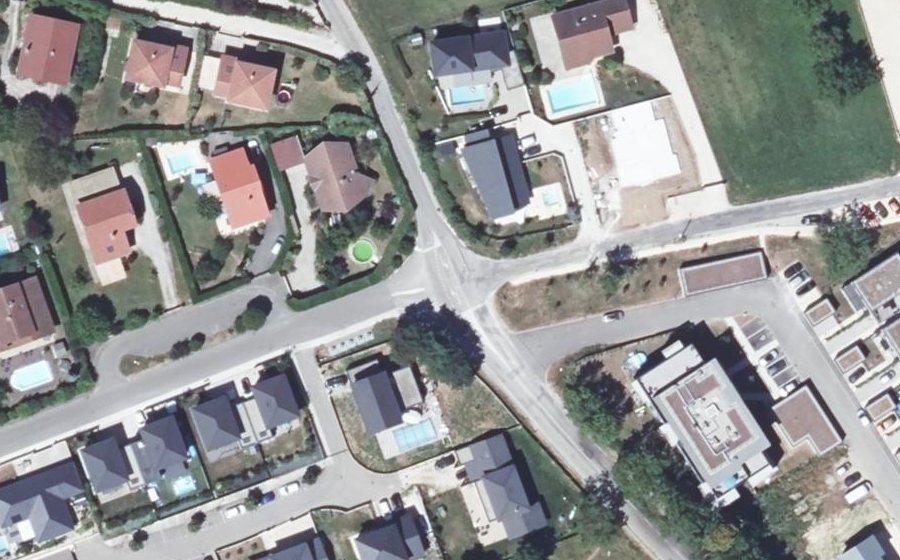 Vue aérienne du Mini-giratoire n°8936013957