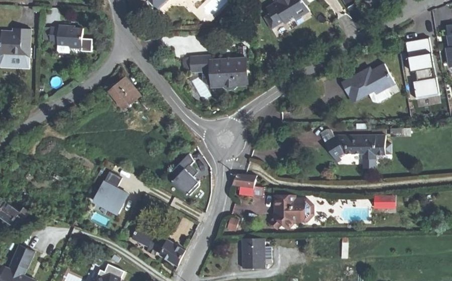 Vue aérienne du Mini-giratoire n°8936086746